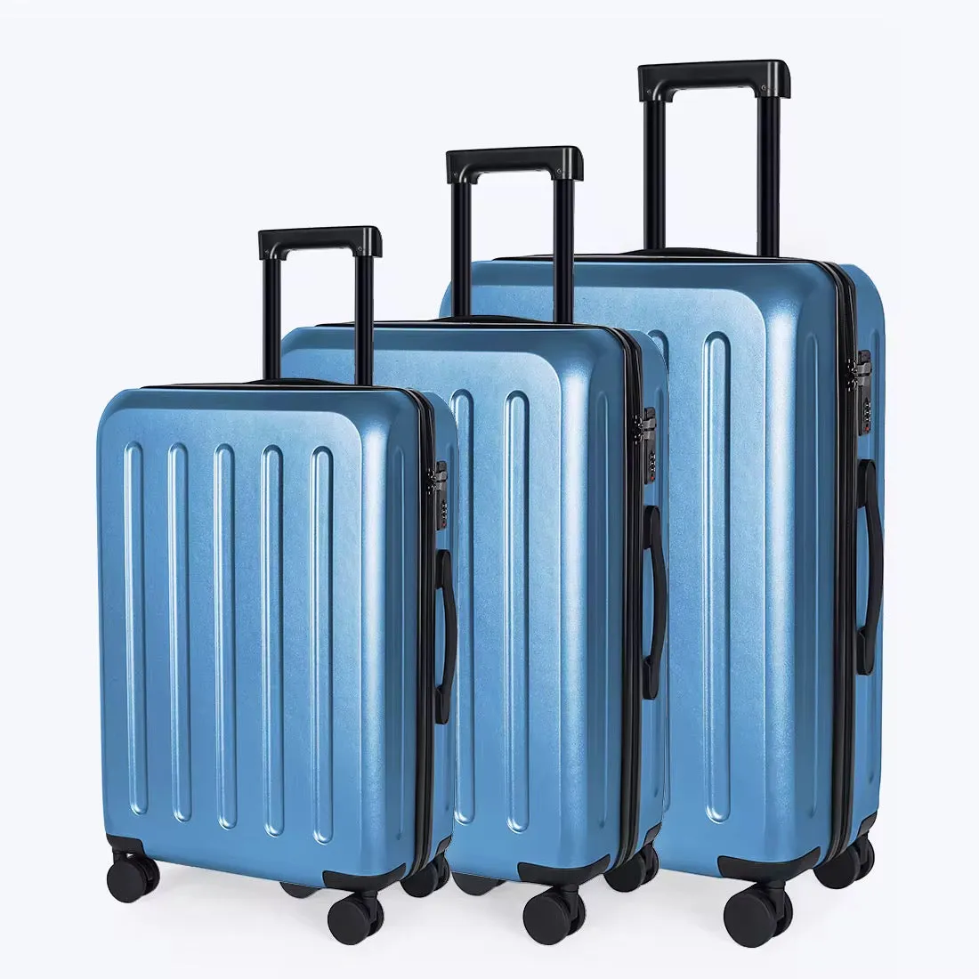حقيبة سفر بعجلات مجموعه ثلاثيه - Triple Wheeled Travel Bag