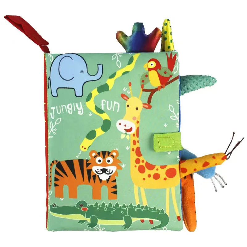 Animal Tearing Tail Baby Early Learning Cloth Books Education