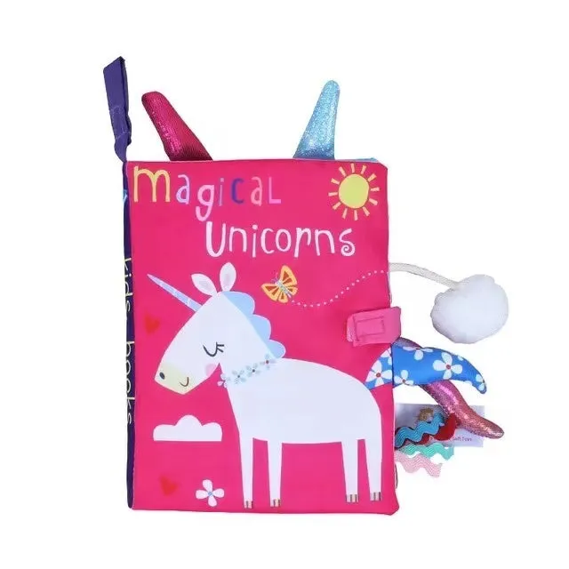 Animal Tearing Tail Baby Early Learning Cloth Books Education