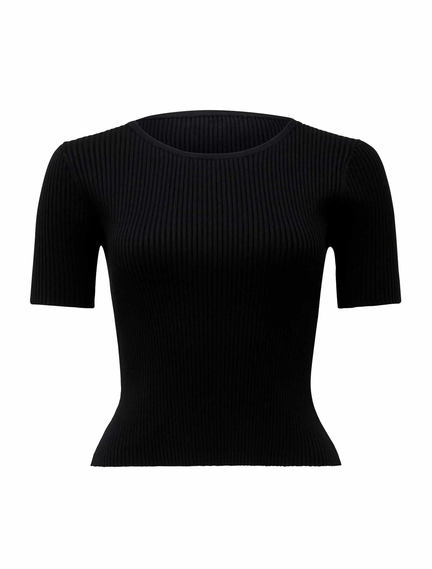Audrey Petite Crew Neck Knit Tee