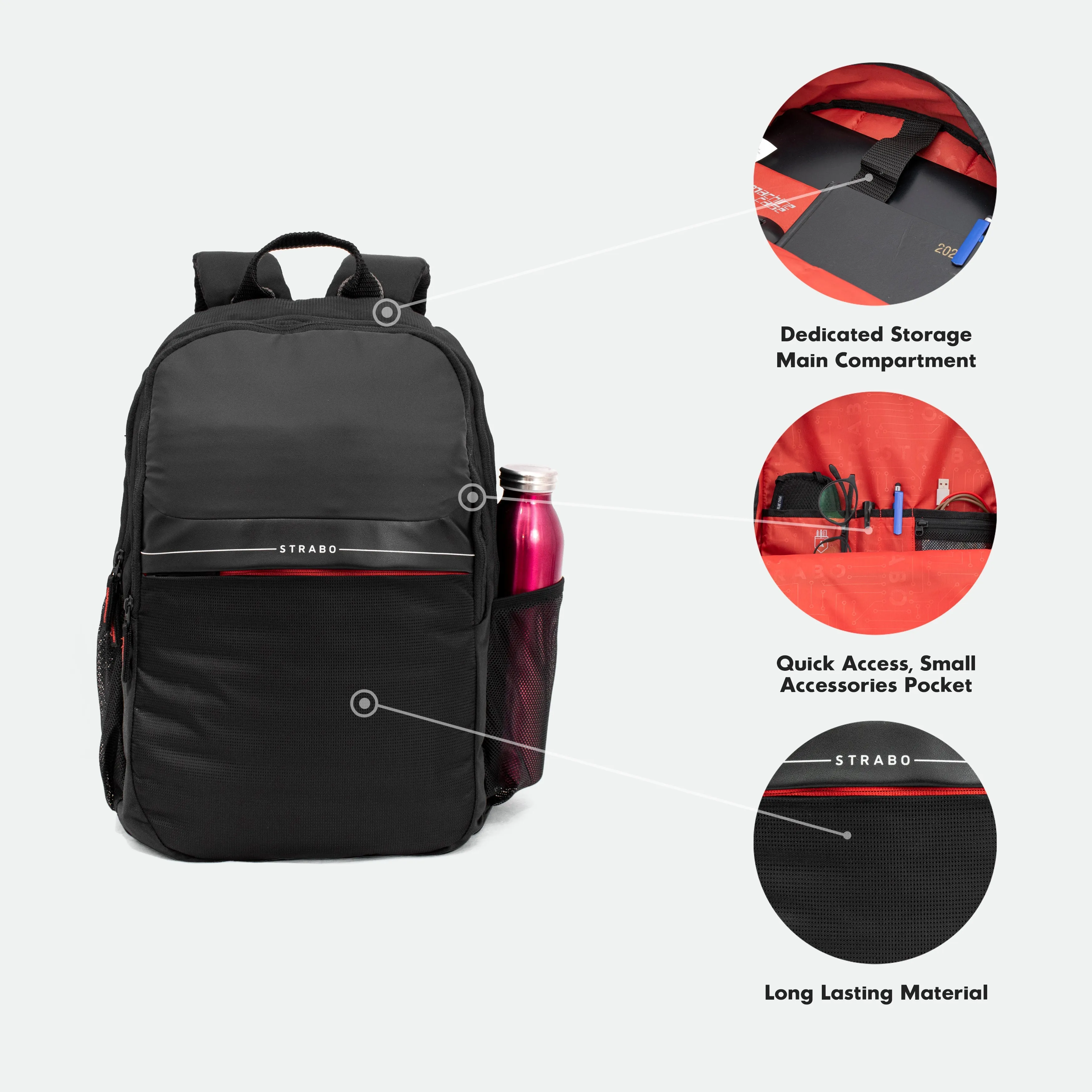 Aztech Laptop Bag - Black