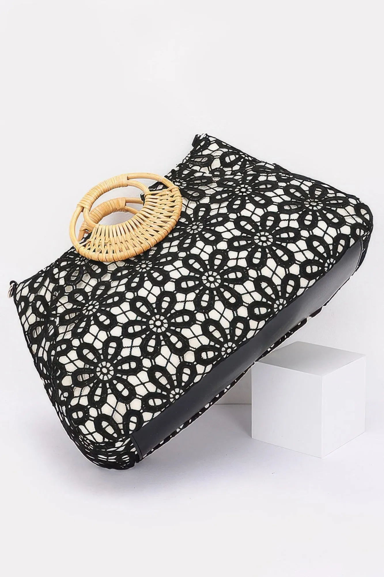 Faux Top Case Clutch