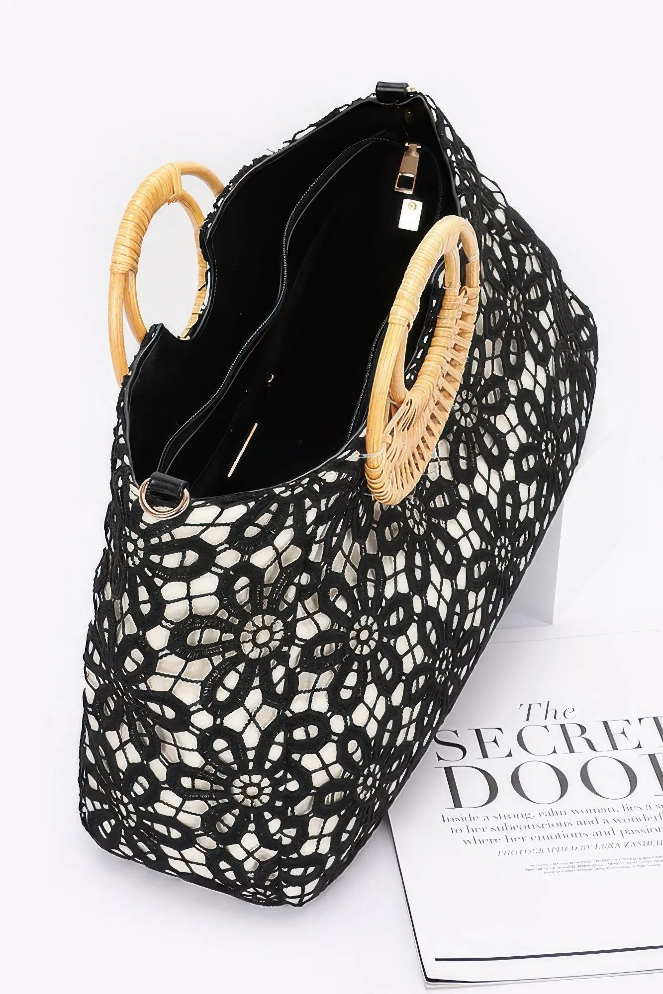 Faux Top Case Clutch