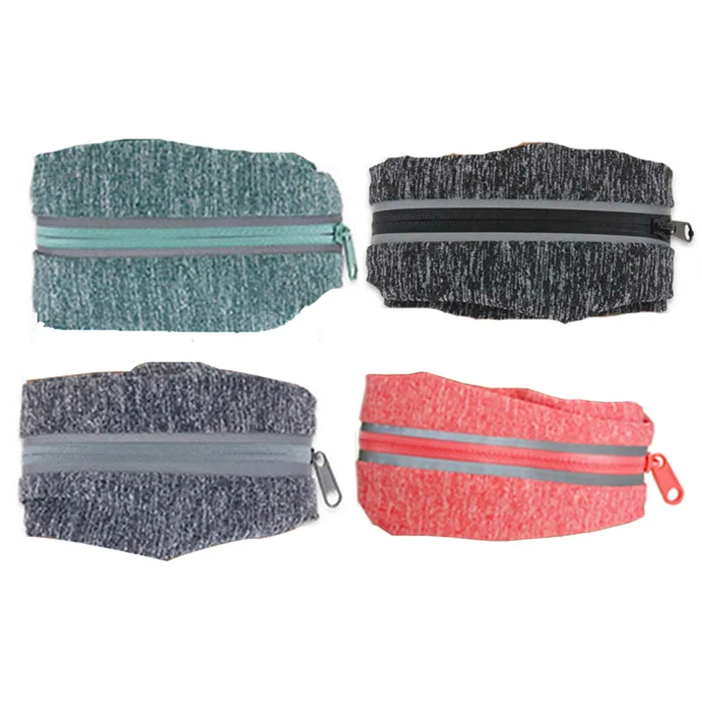 Fit Wrist Wallet Arm Pouch Running Band Money ID Card Zipper Travel Gym Sports