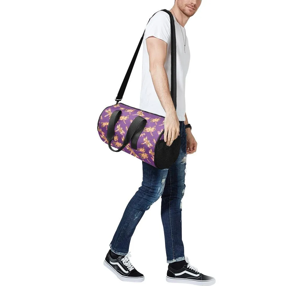 Gathering Yellow Purple Duffle Bag