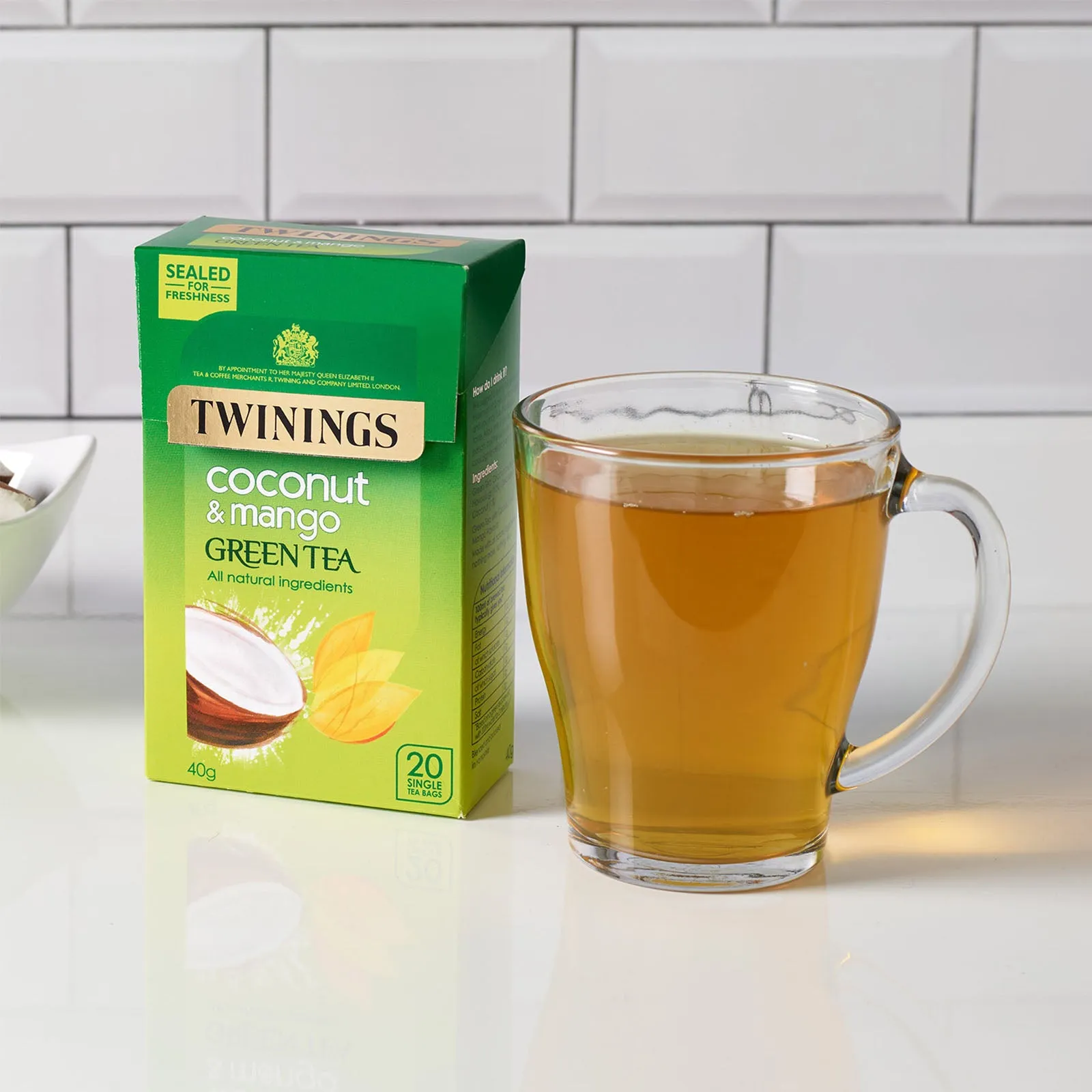 Green Tea, Coconut & Mango - 20 Tea Bags