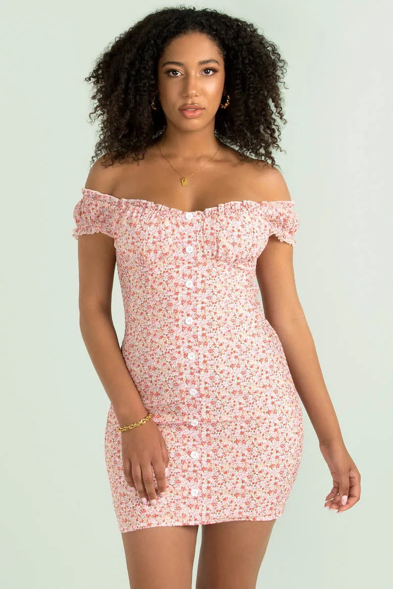 Kiki Dress / Pink Floral