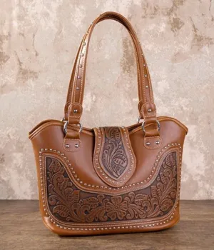 Montana West Tooling Concealed Carry Collection - Brown