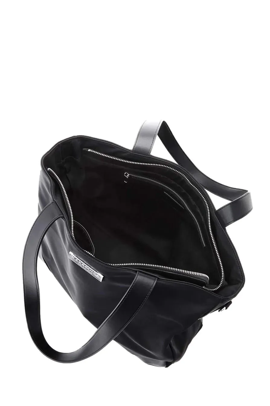 NAKEDVICE THE AFLIE TOTE BAG - BLACK/SILVER