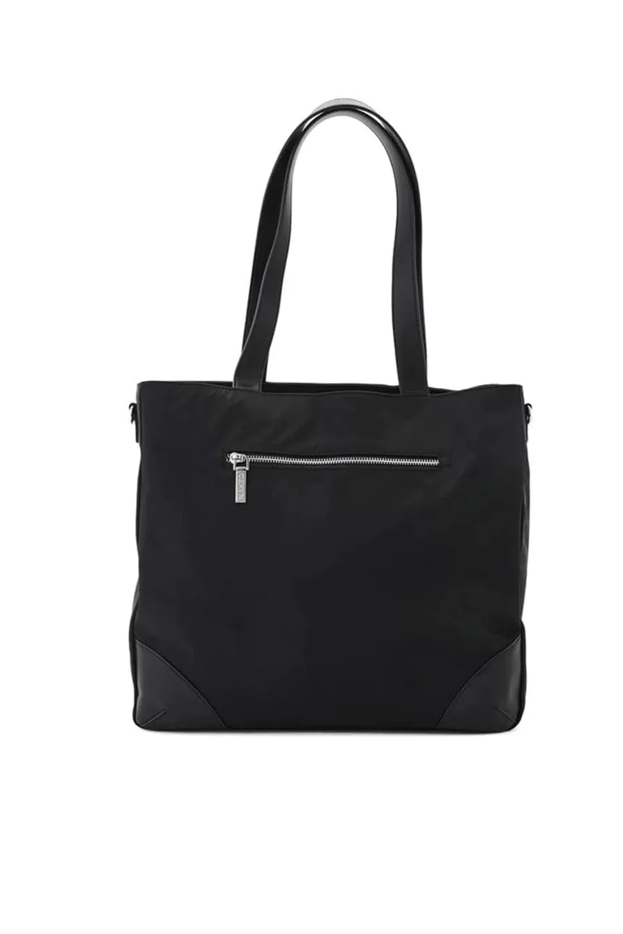 NAKEDVICE THE AFLIE TOTE BAG - BLACK/SILVER