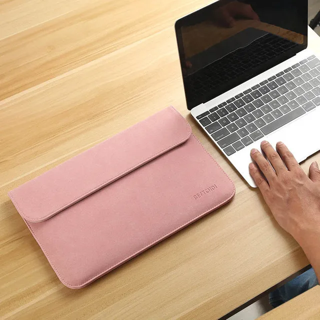 New Matte Laptop Bag for Macbook Air 13 12 Pro 13 Case Sleeve Women Men Waterproof Bag for Mac book Touchbar 13 15 Case Cover