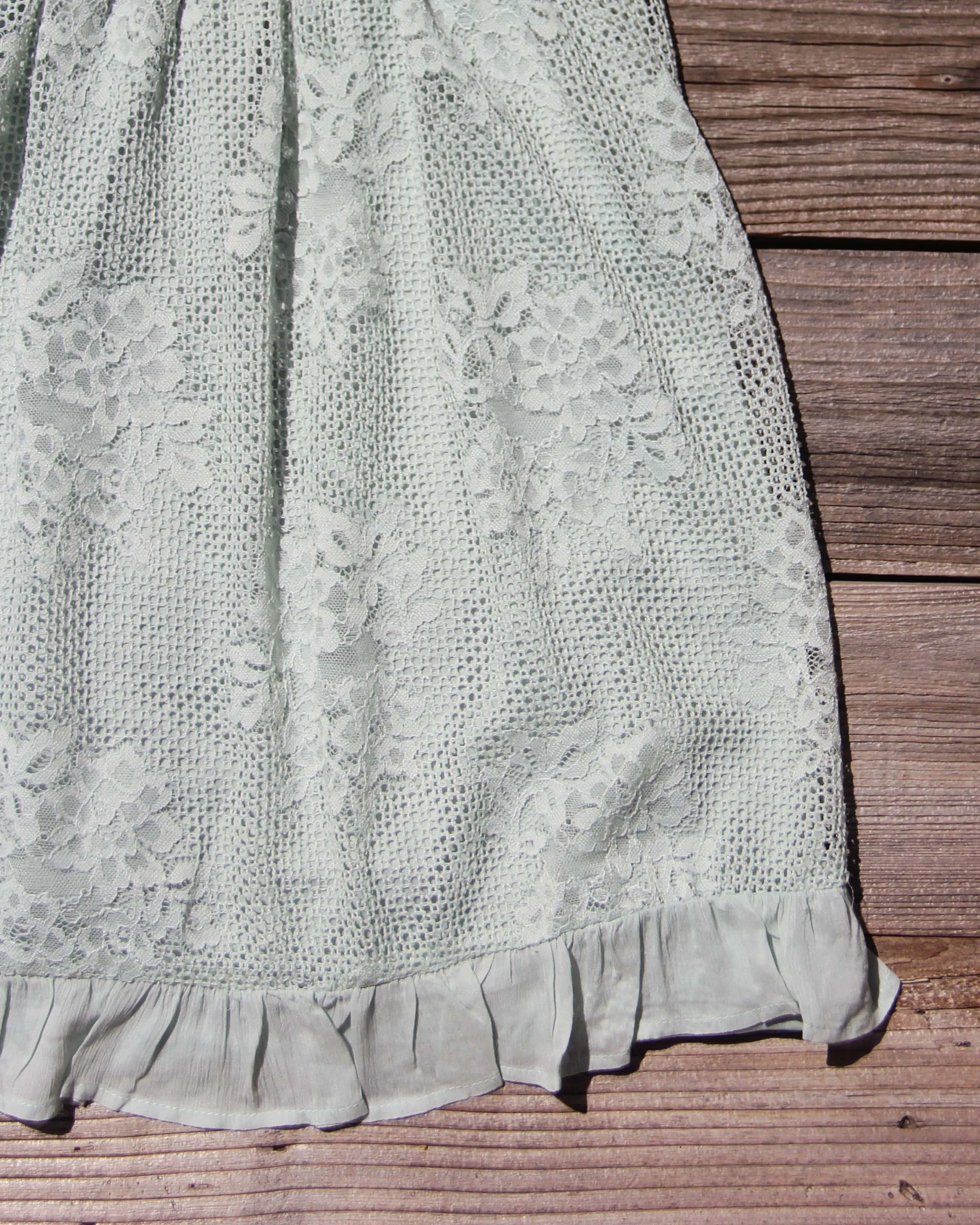 Sage Lace Dress