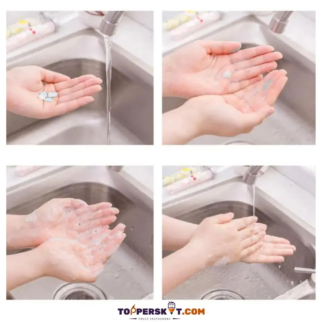 Test Tube Paper Soap: Your On-the-Go Cleaning Companion ( Pack of 1 )